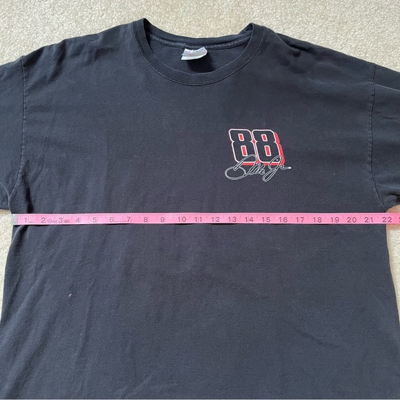 VINTAGE NASCAR Shirt Mens Extra Large Black Dale Earnhardt Jr #88 National Guard - Picture 6 of 11